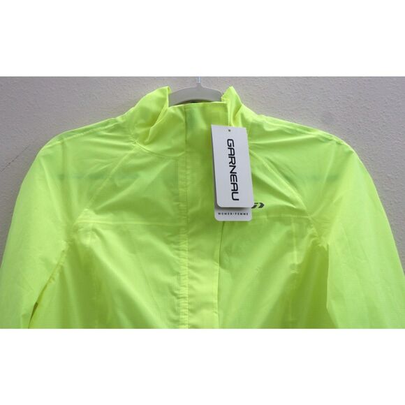Louis Garneau 1030266 Women's Sz S Bright Yellow Sleet WP Cycling Jacket - Picture 4 of 12